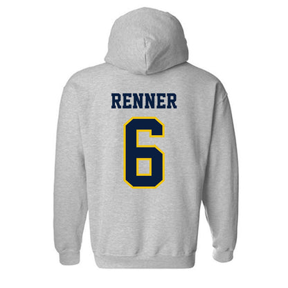 Michigan - NCAA Men's Lacrosse : Tommy Renner - Classic Shersey Hooded Sweatshirt-1