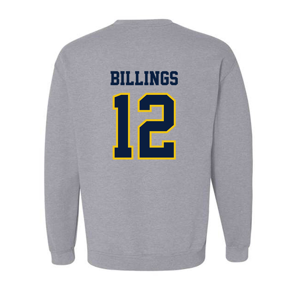Michigan - NCAA Men's Lacrosse : Pace Billings - Classic Shersey Crewneck Sweatshirt-1