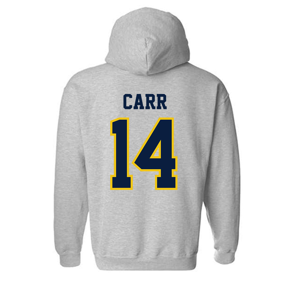 Michigan - NCAA Football : Tommy Carr - Classic Shersey Hooded Sweatshirt-1