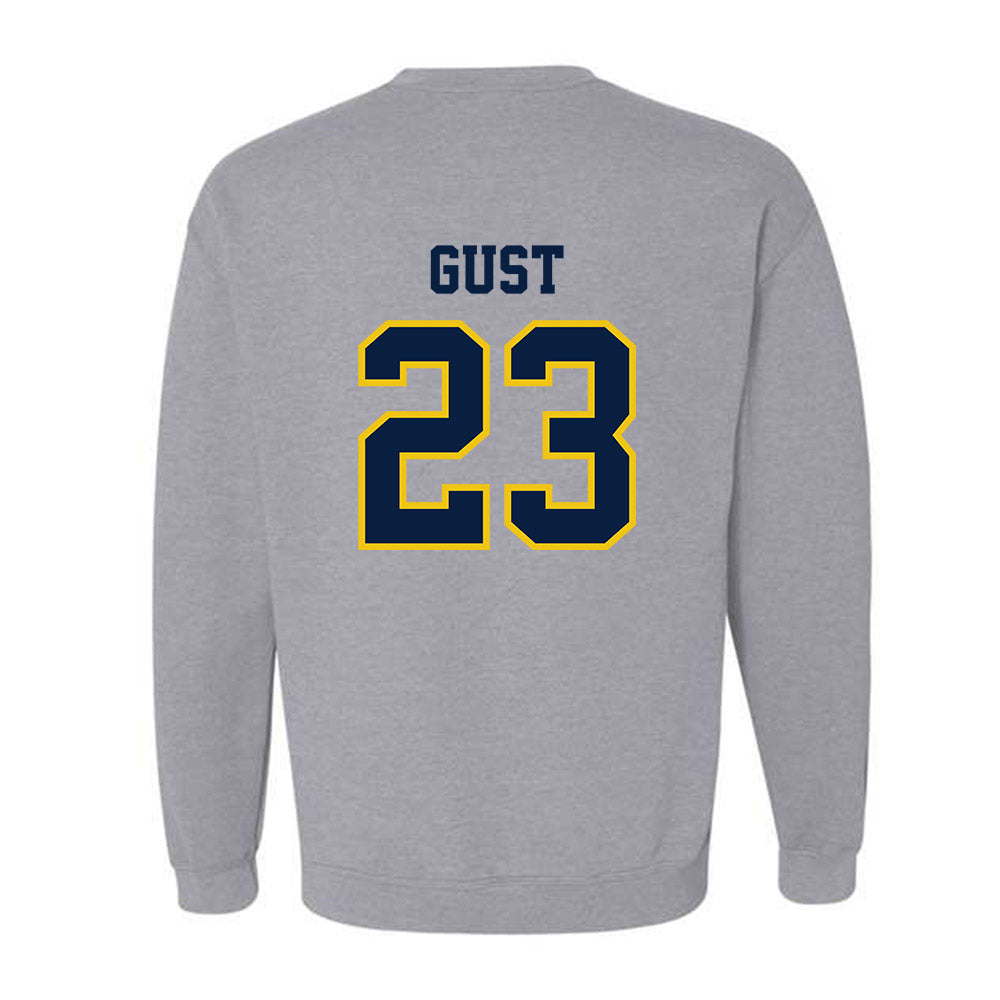 Michigan - NCAA Men's Ice Hockey : Miles Gust - Classic Shersey Crewneck Sweatshirt-1