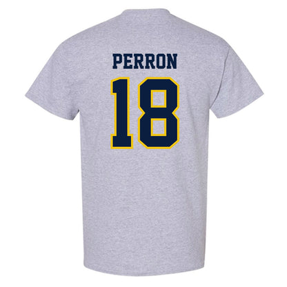Michigan - NCAA Men's Ice Hockey : Jayden Perron - Classic Shersey T-Shirt-1