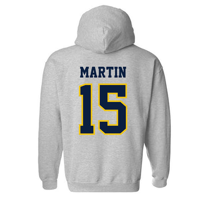 Michigan - NCAA Men's Soccer : Oliver Martin - Classic Shersey Hooded Sweatshirt-1