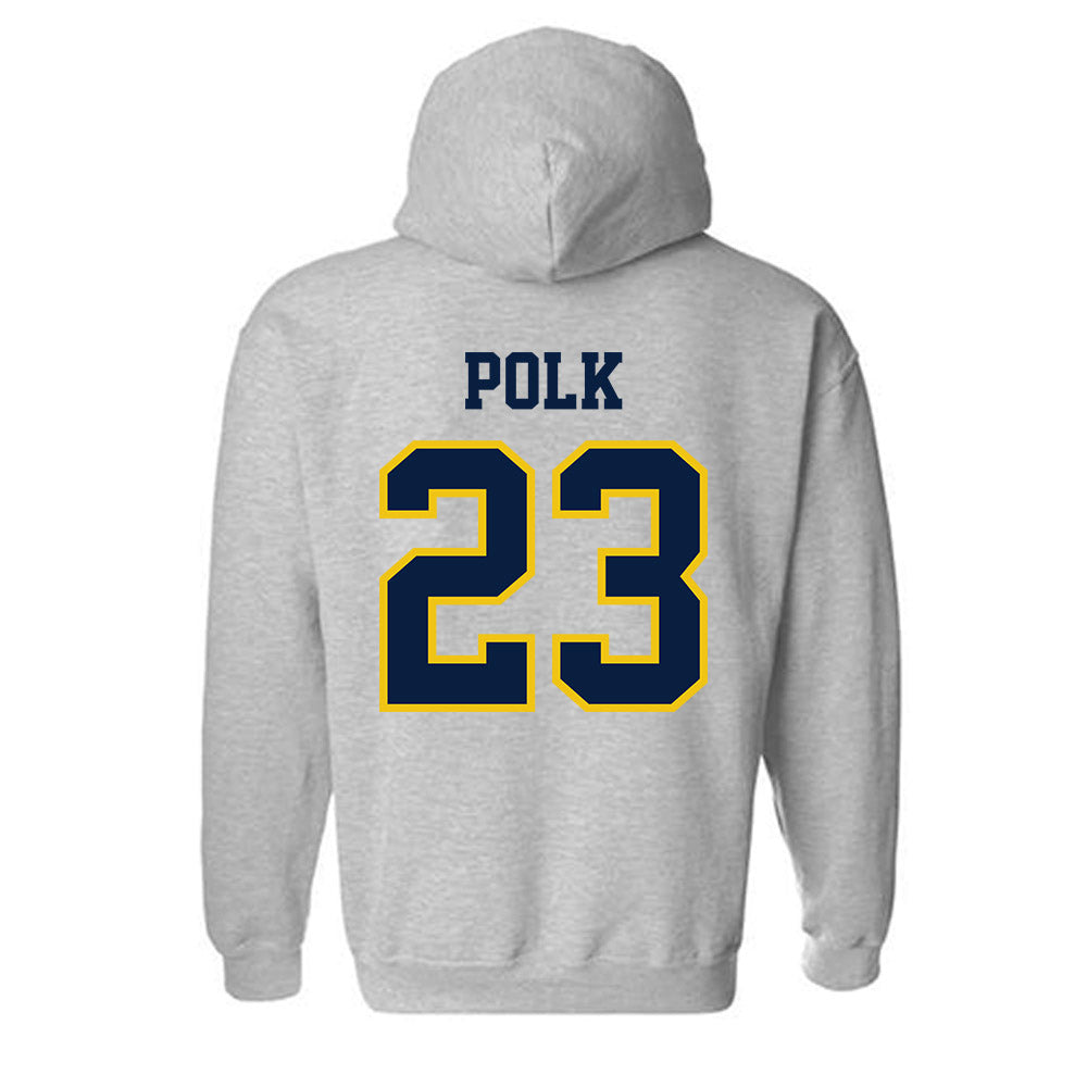 Michigan - NCAA Women's Lacrosse : Haley Polk - Classic Shersey Hooded Sweatshirt-1