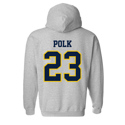 Michigan - NCAA Women's Lacrosse : Haley Polk - Classic Shersey Hooded Sweatshirt-1