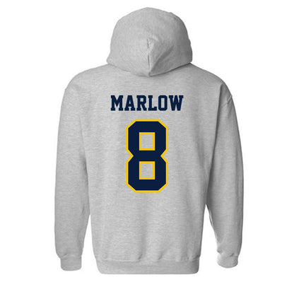 Michigan - NCAA Men's Lacrosse : Jack Marlow - Classic Shersey Hooded Sweatshirt-1