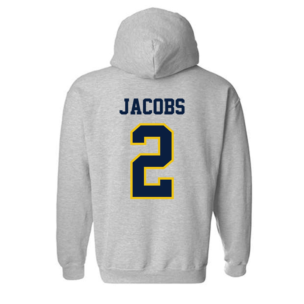 Michigan - NCAA Women's Volleyball : Allison Jacobs - Classic Shersey Hooded Sweatshirt-1