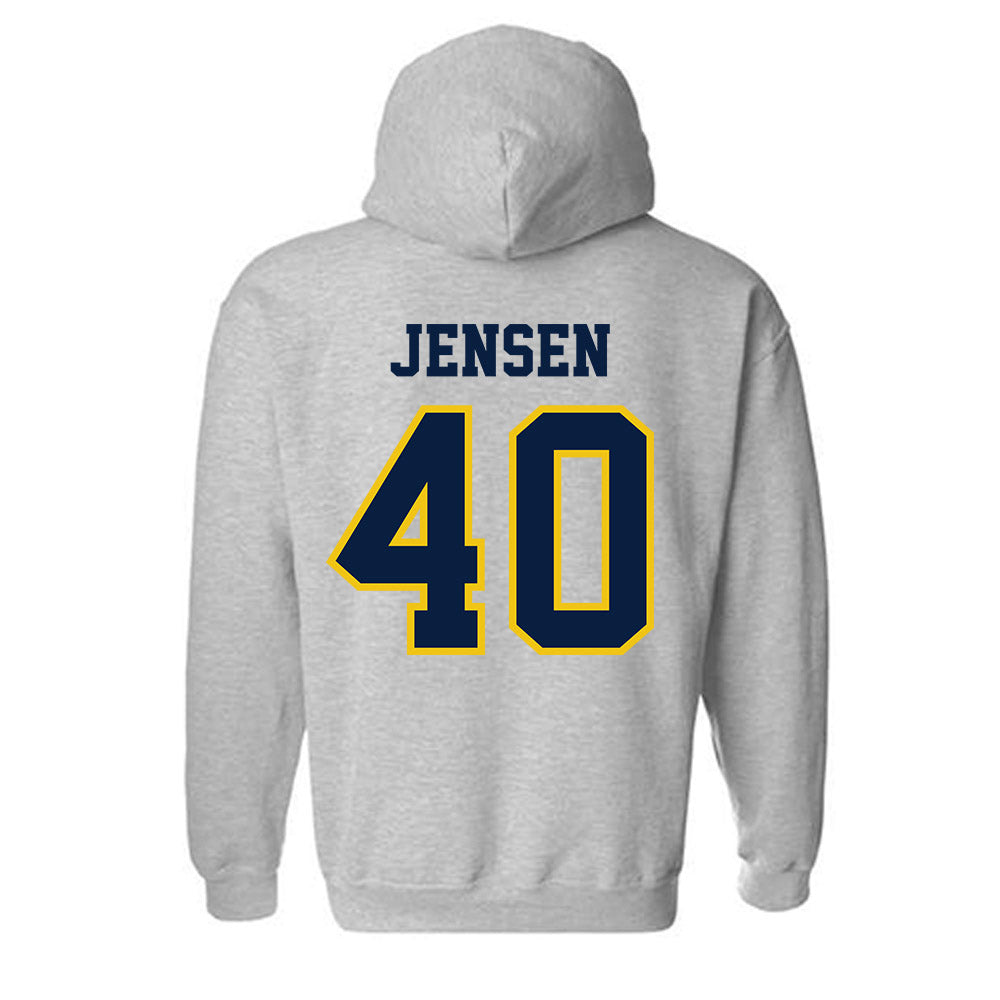 Michigan - NCAA Women's Lacrosse : Madeline Jensen - Classic Shersey Hooded Sweatshirt-1