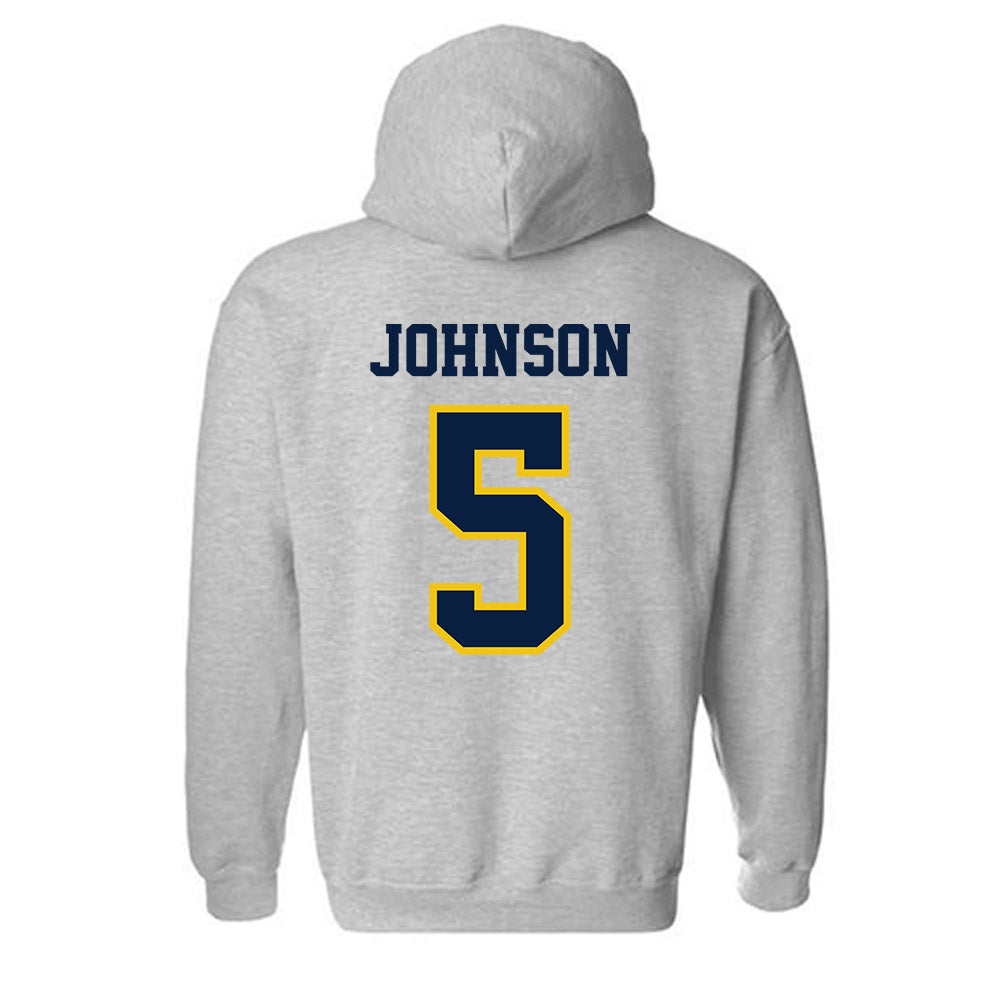 Michigan - NCAA Women's Volleyball : Lydia Johnson - Classic Shersey Hooded Sweatshirt-1