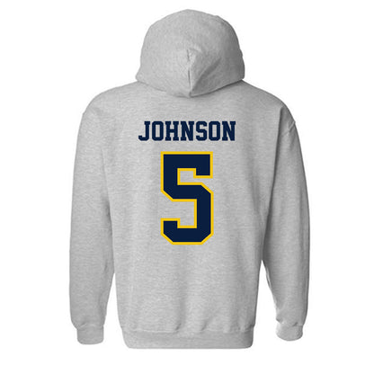 Michigan - NCAA Women's Volleyball : Lydia Johnson - Classic Shersey Hooded Sweatshirt-1