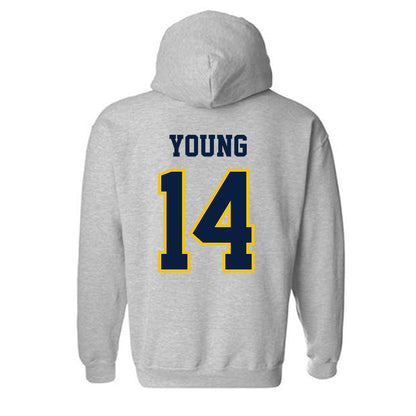 Michigan - NCAA Football : Jordan Young - Classic Shersey Hooded Sweatshirt-1