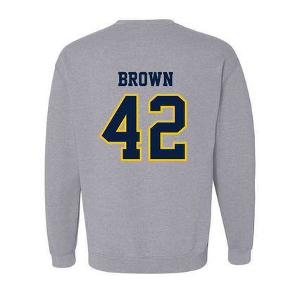 Michigan - NCAA Baseball : Justin Brown - Classic Shersey Crewneck Sweatshirt-1