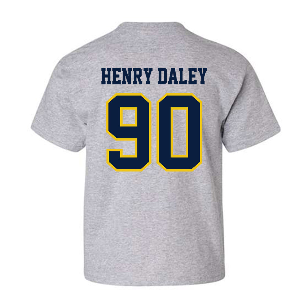Michigan - NCAA Football : John Henry Daley - Classic Shersey Youth T-Shirt-1