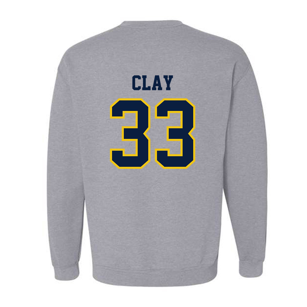 Michigan - NCAA Men's Lacrosse : Jackson Clay - Classic Shersey Crewneck Sweatshirt-1