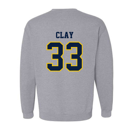 Michigan - NCAA Men's Lacrosse : Jackson Clay - Classic Shersey Crewneck Sweatshirt-1