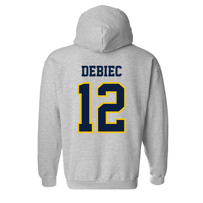 Michigan - NCAA Baseball : Max Debiec - Classic Shersey Hooded Sweatshirt-1