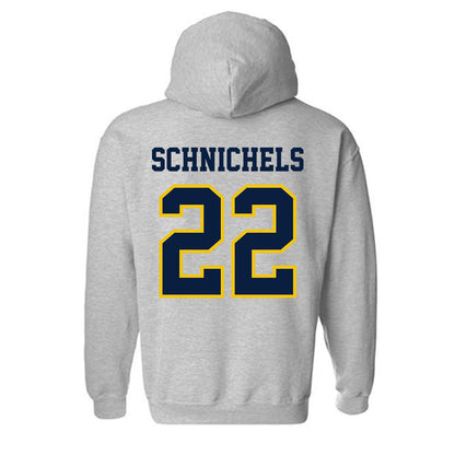 Michigan - NCAA Women's Volleyball : Sydney Schnichels - Classic Shersey Hooded Sweatshirt-1