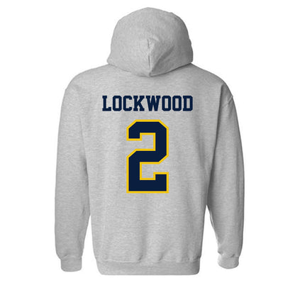 Michigan - NCAA Men's Lacrosse : Bo Lockwood - Classic Shersey Hooded Sweatshirt-1