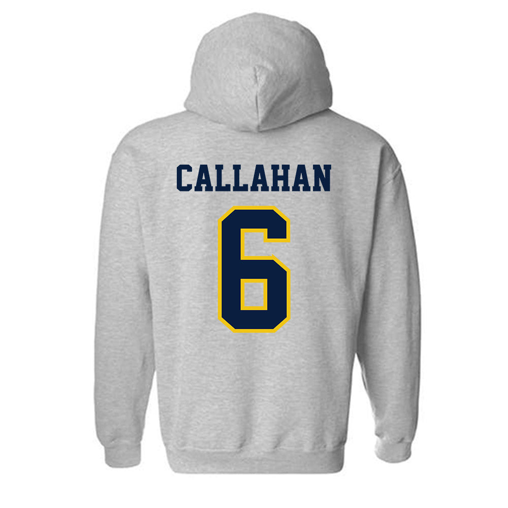 Michigan - NCAA Women's Lacrosse : Grace Callahan - Classic Shersey Hooded Sweatshirt-1