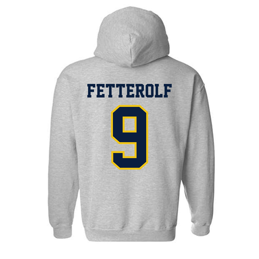 Michigan - NCAA Women's Lacrosse : Jane Fetterolf - Classic Shersey Hooded Sweatshirt-1