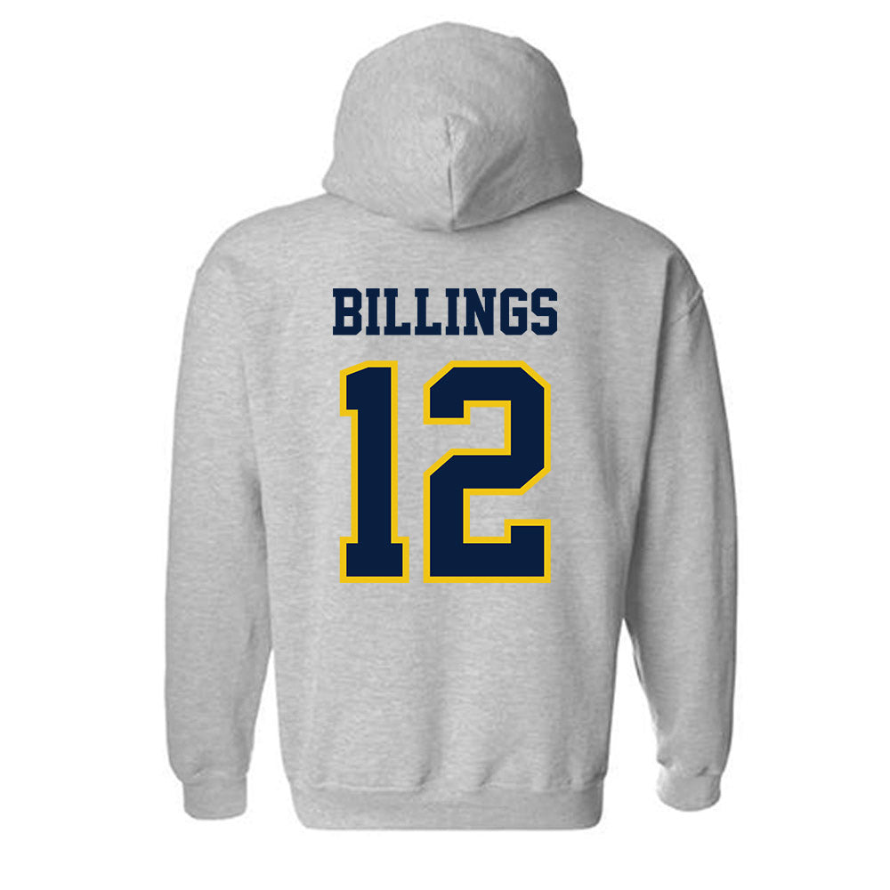 Michigan - NCAA Men's Lacrosse : Pace Billings - Classic Shersey Hooded Sweatshirt-1