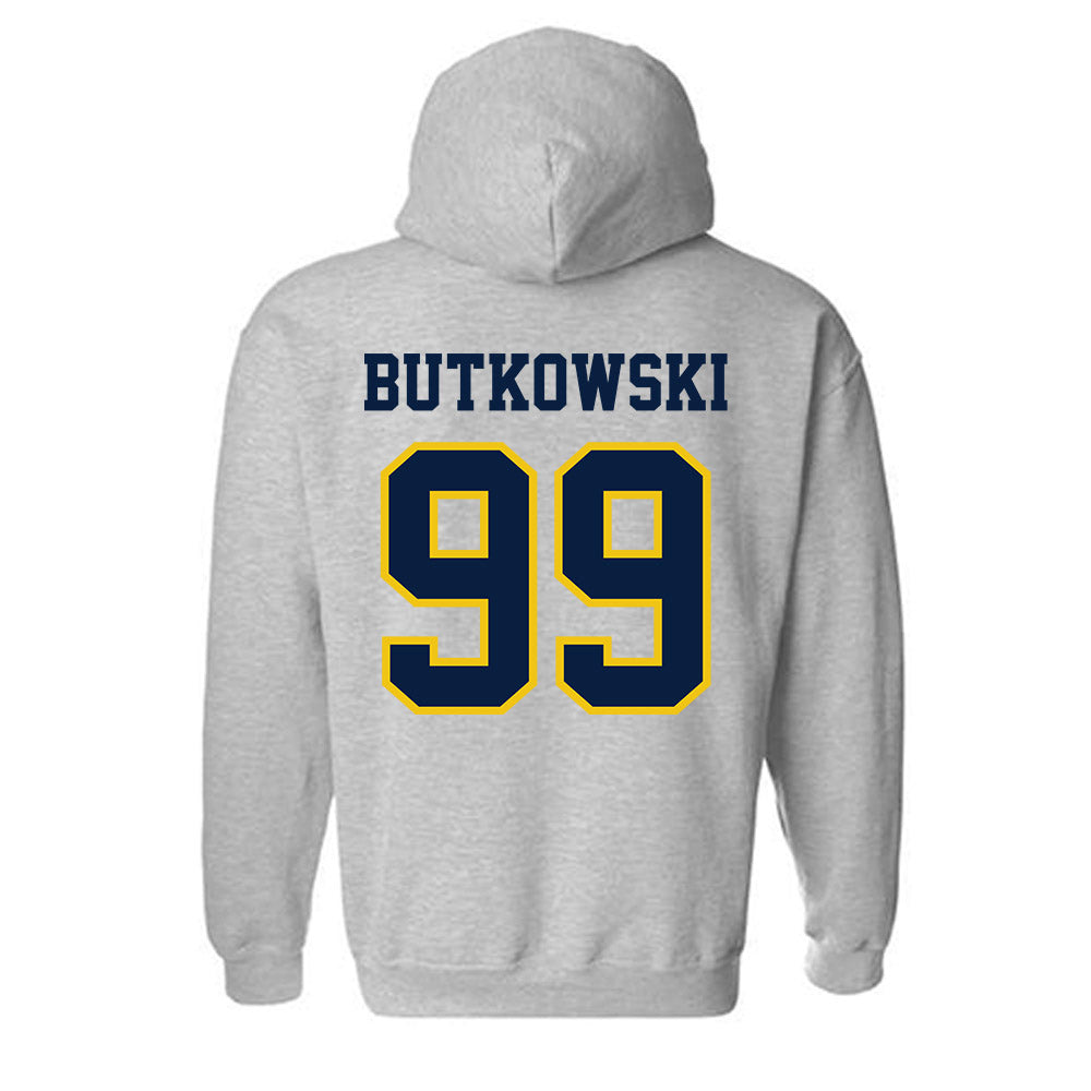 Michigan - NCAA Football : Trey Butkowski - Classic Shersey Hooded Sweatshirt-1