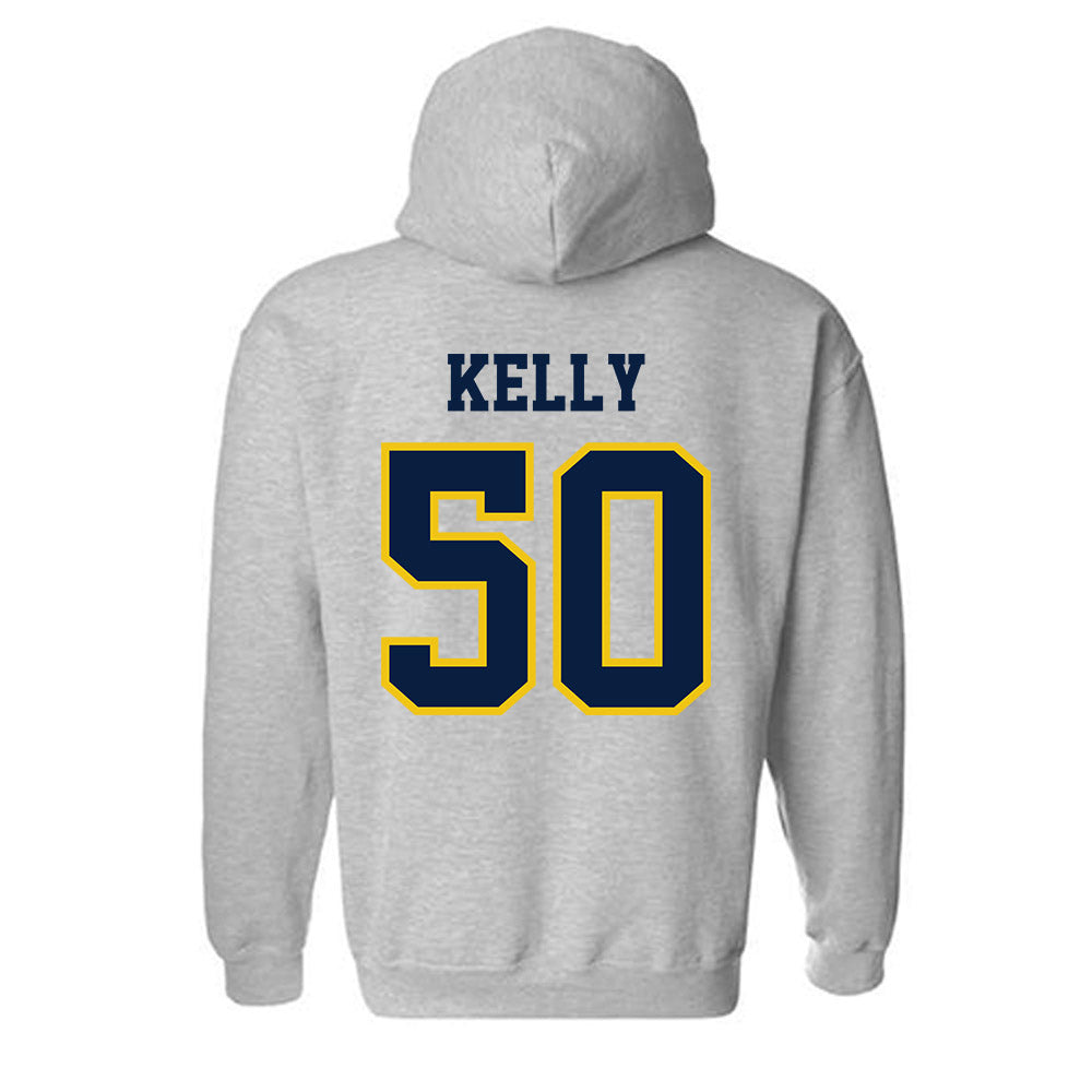 Michigan - NCAA Men's Lacrosse : Michael Kelly - Classic Shersey Hooded Sweatshirt-1