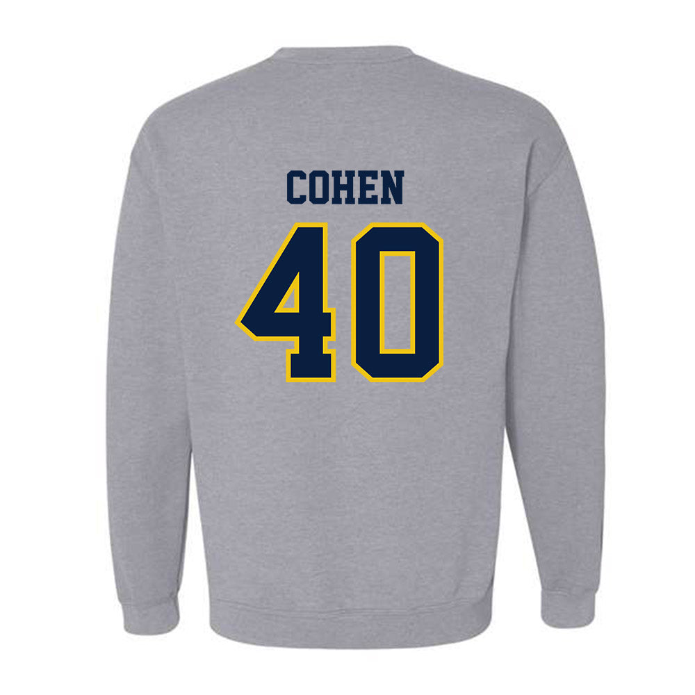 Michigan - NCAA Men's Lacrosse : Ryan Cohen - Classic Shersey Crewneck Sweatshirt-1
