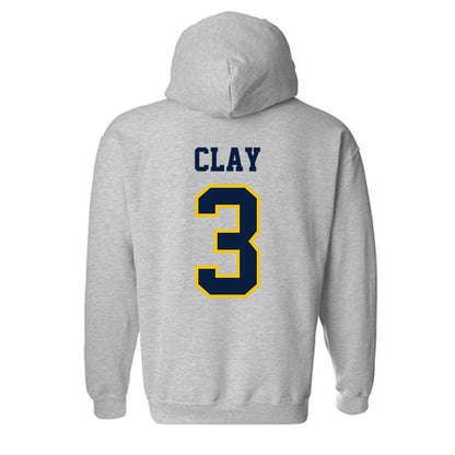 Michigan - NCAA Men's Lacrosse : Rowan Clay - Classic Shersey Hooded Sweatshirt-1