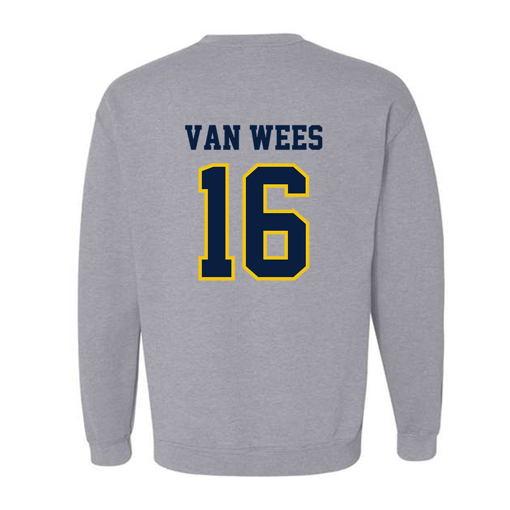 Michigan - NCAA Men's Lacrosse : Kees Van Wees - Classic Shersey Crewneck Sweatshirt-1