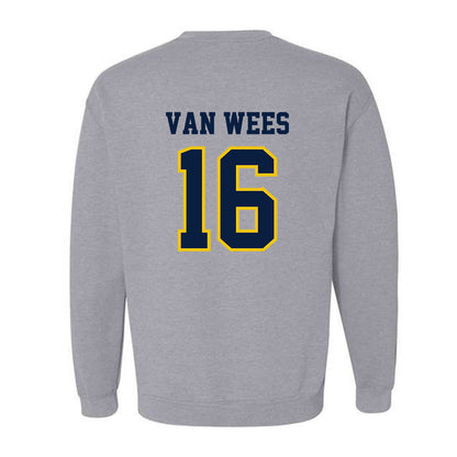 Michigan - NCAA Men's Lacrosse : Kees Van Wees - Classic Shersey Crewneck Sweatshirt-1
