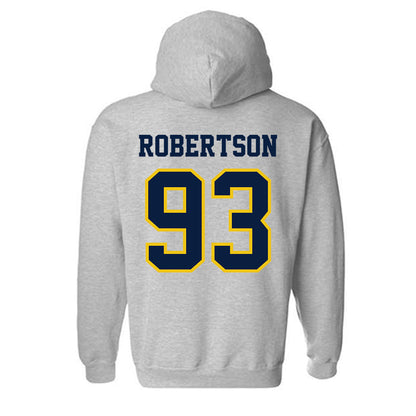Michigan - NCAA Football : Hunter Robertson - Classic Shersey Hooded Sweatshirt-1
