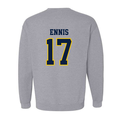 Michigan - NCAA Men's Lacrosse : Justin Ennis - Classic Shersey Crewneck Sweatshirt-1