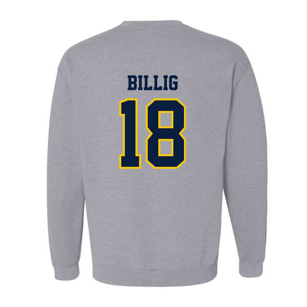 Michigan - NCAA Men's Lacrosse : Carson Billig - Classic Shersey Crewneck Sweatshirt-1