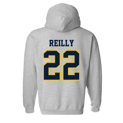 Michigan - NCAA Men's Lacrosse : CJ Reilly - Classic Shersey Hooded Sweatshirt-1