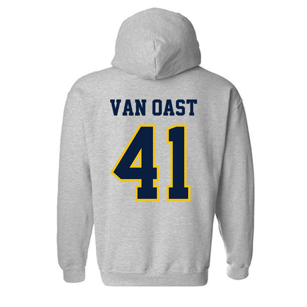 Michigan - NCAA Women's Lacrosse : Kate Van Oast - Classic Shersey Hooded Sweatshirt-1