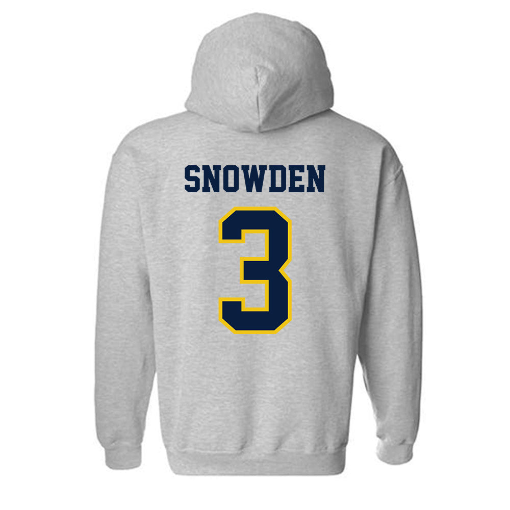 Michigan - NCAA Football : Smith Snowden - Classic Shersey Hooded Sweatshirt-1
