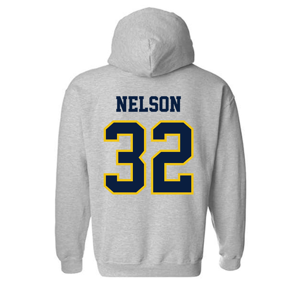 Michigan - NCAA Women's Lacrosse : Claire Nelson - Classic Shersey Hooded Sweatshirt-1