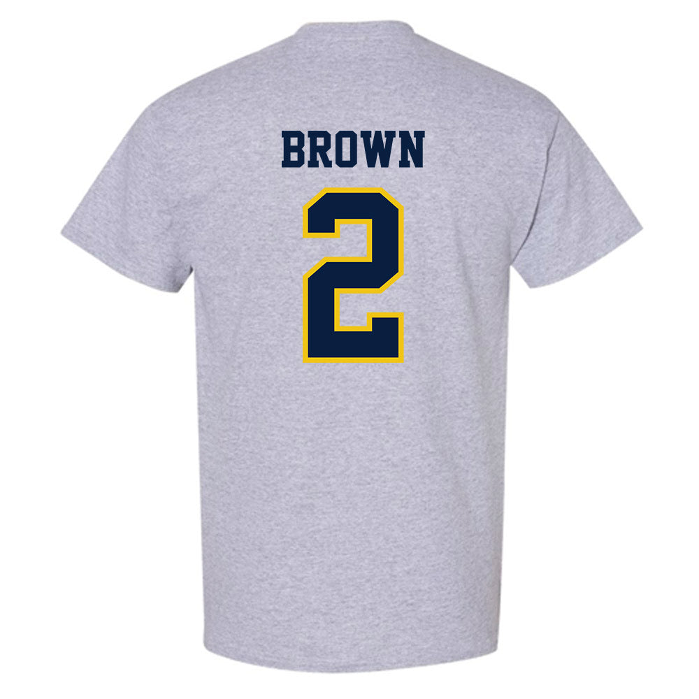 Michigan - NCAA Women's Basketball : Macy Brown - Classic Shersey T-Shirt-1