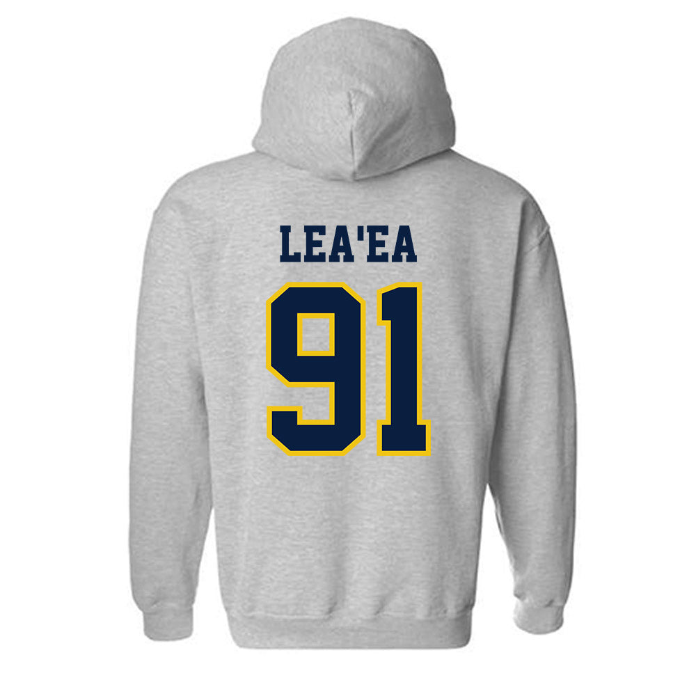 Michigan - NCAA Football : Jonah Lea'ea - Classic Shersey Hooded Sweatshirt-1