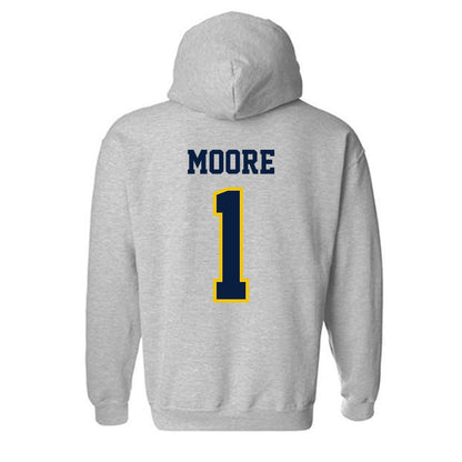 Michigan - NCAA Football : Rod Moore - Classic Shersey Hooded Sweatshirt-1