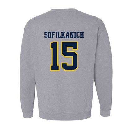 Michigan - NCAA Women's Basketball : Ashley Sofilkanich - Classic Shersey Crewneck Sweatshirt-1