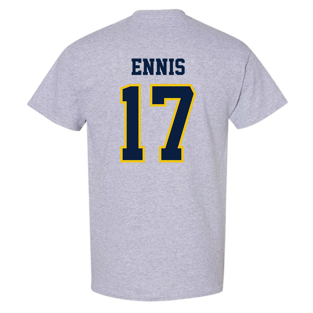 Michigan - NCAA Men's Lacrosse : Justin Ennis - Classic Shersey T-Shirt-1