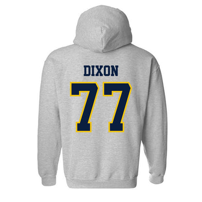 Michigan - NCAA Men's Lacrosse : DJ Dixon - Classic Shersey Hooded Sweatshirt-1
