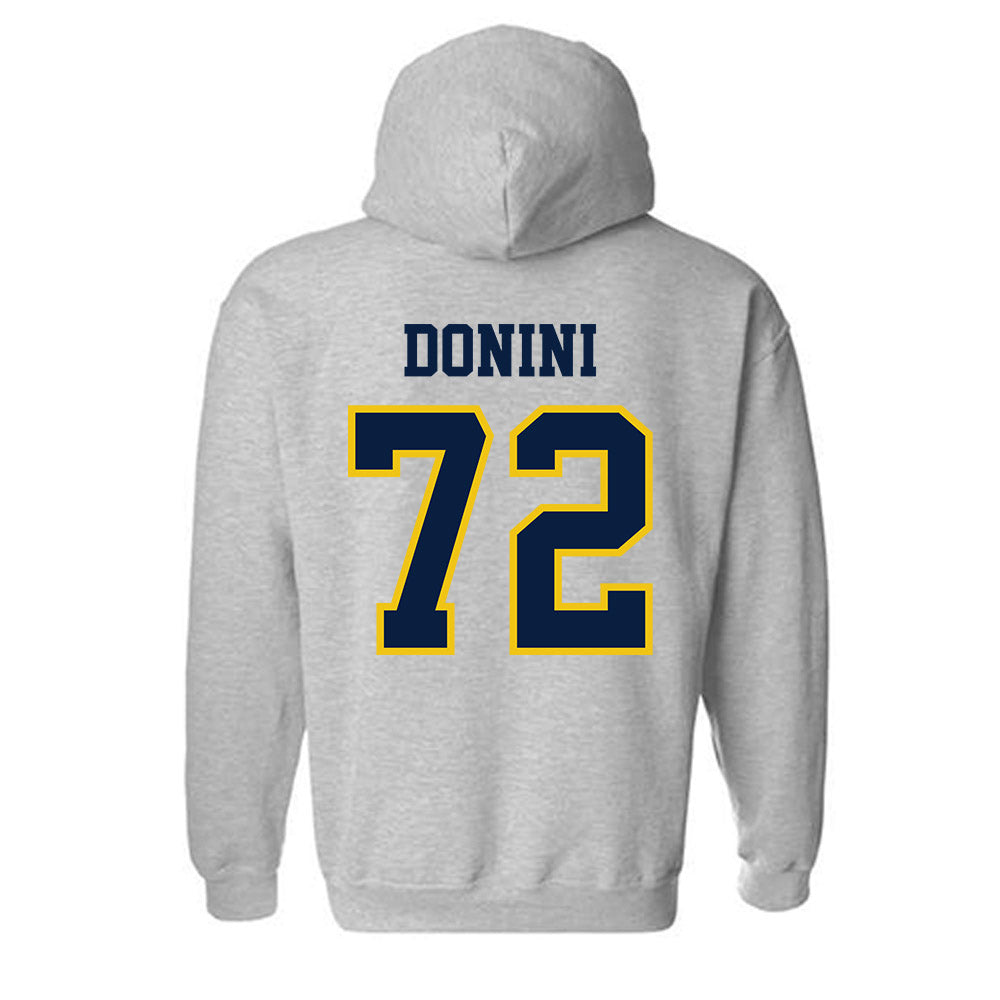 Michigan - NCAA Football : Peter Donini - Classic Shersey Hooded Sweatshirt-1