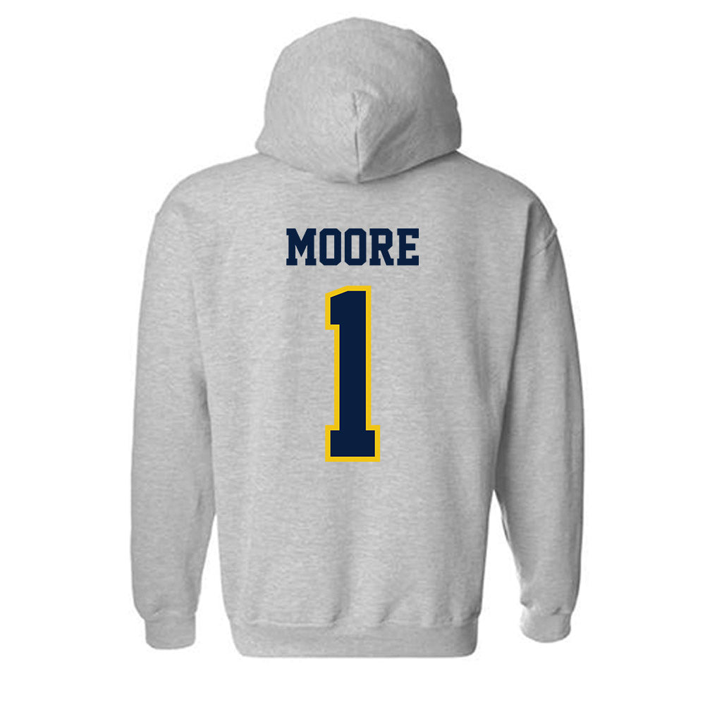Michigan - NCAA Football : Rod Moore - Classic Shersey Hooded Sweatshirt-1