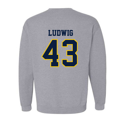 Michigan - NCAA Football : Zach Ludwig - Classic Shersey Crewneck Sweatshirt-1
