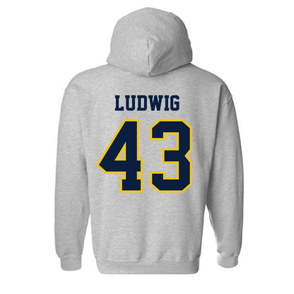 Michigan - NCAA Football : Zach Ludwig - Classic Shersey Hooded Sweatshirt-1