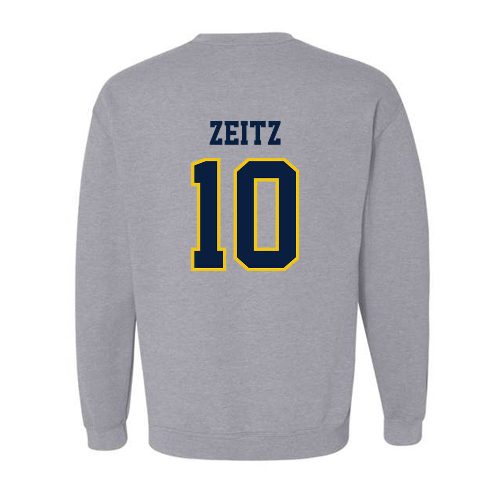 Michigan - NCAA Men's Soccer : Uriel Zeitz - Classic Shersey Crewneck Sweatshirt-1