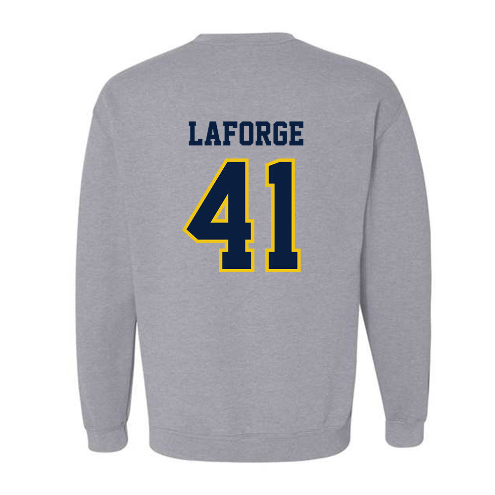 Michigan - NCAA Men's Lacrosse : Lucas Laforge - Classic Shersey Crewneck Sweatshirt-1