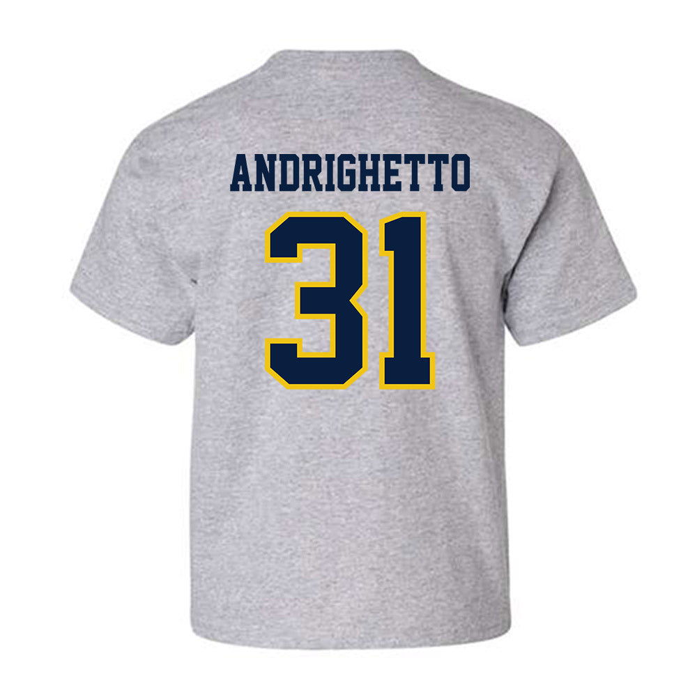 Michigan - NCAA Football : Nico Andrighetto - Classic Shersey Youth T-Shirt-1